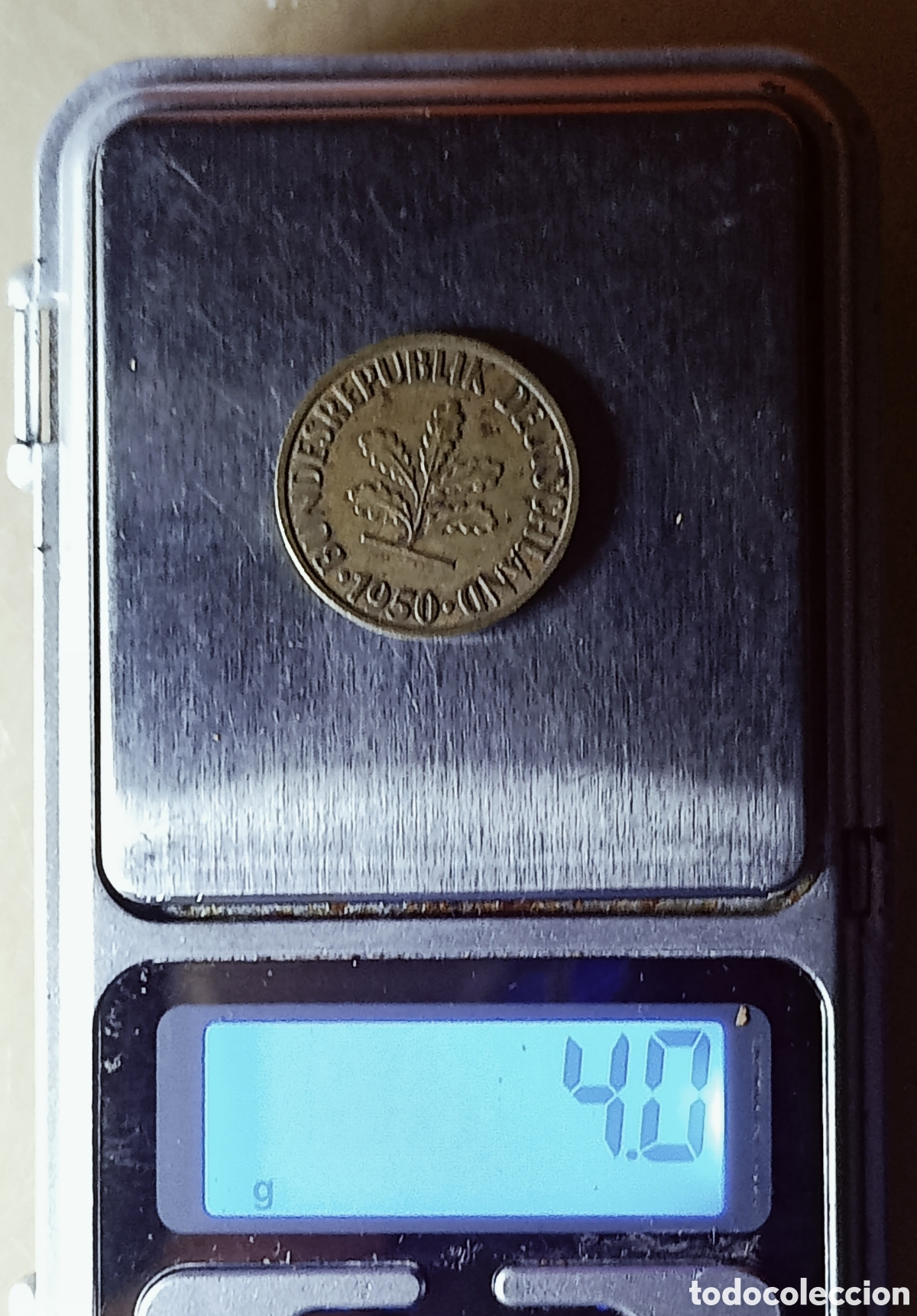 Monedas con errores: Moneda de Alemania.RFA,1950-j/variante - Foto 21