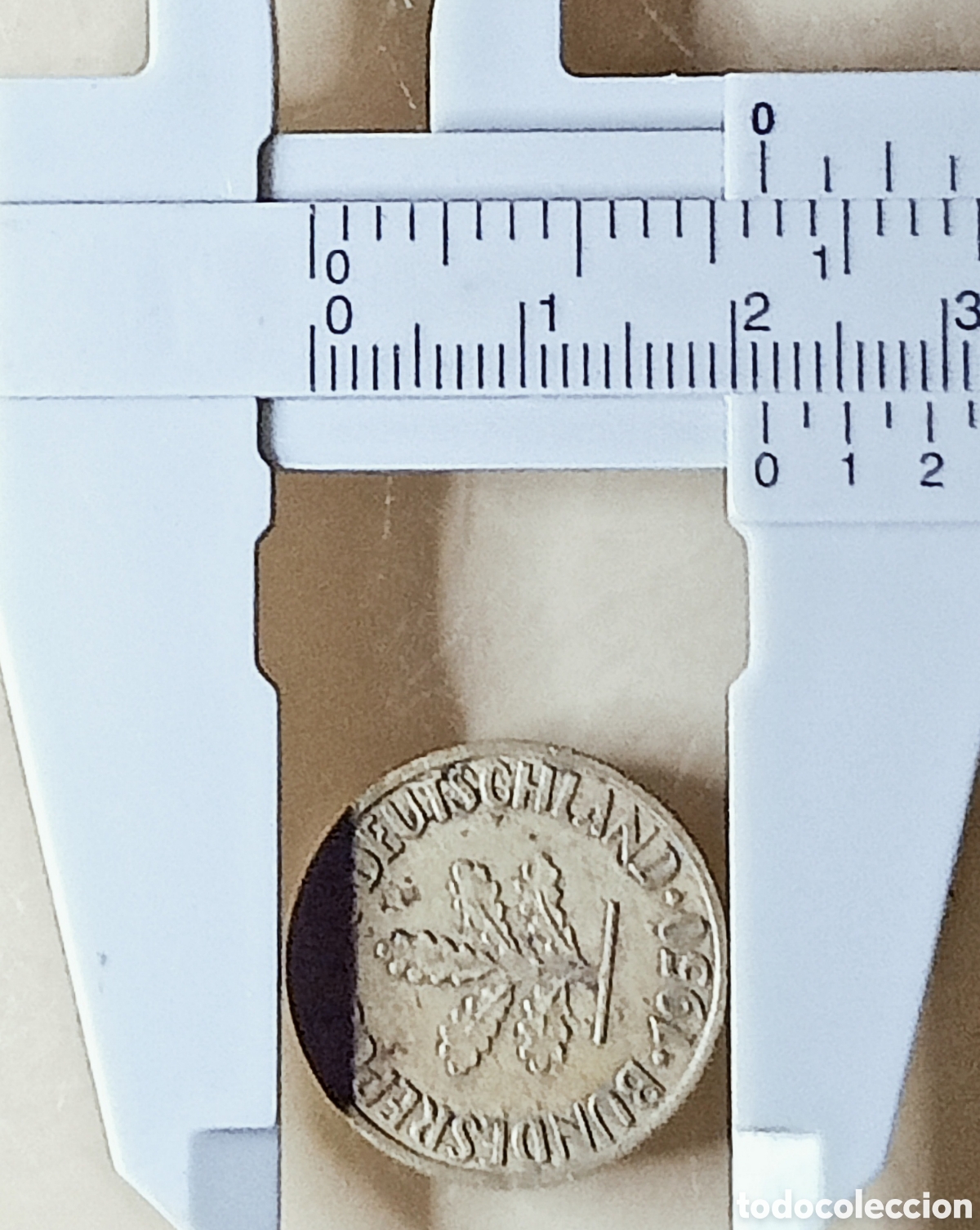 Monedas con errores: Moneda de Alemania.RFA,1950-j/variante - Foto 23