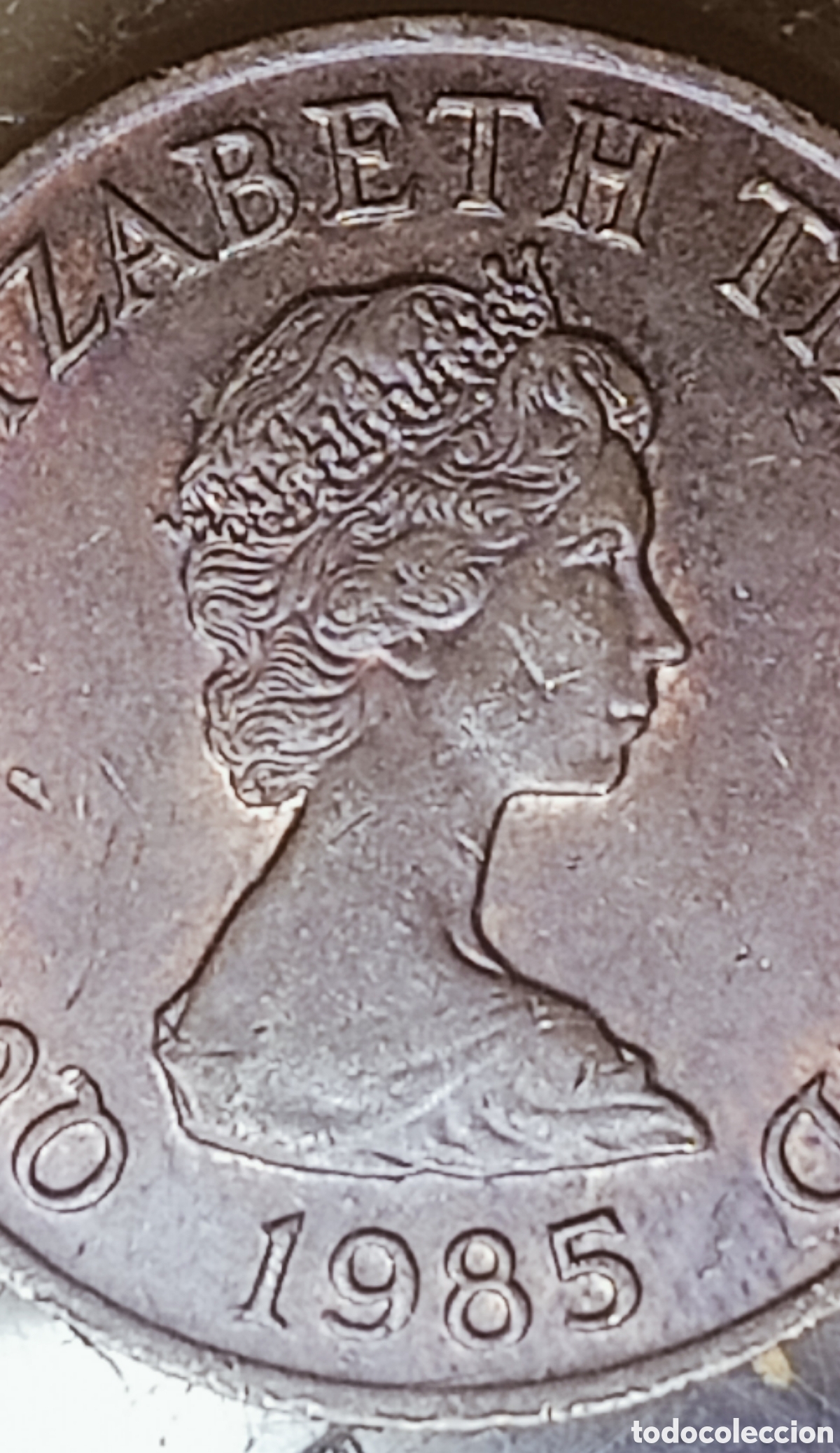 Monedas con errores: Moneda Jersey(C, Brit&aacute;nica) error de acu&ntilde;aci&oacute;n - Foto 3