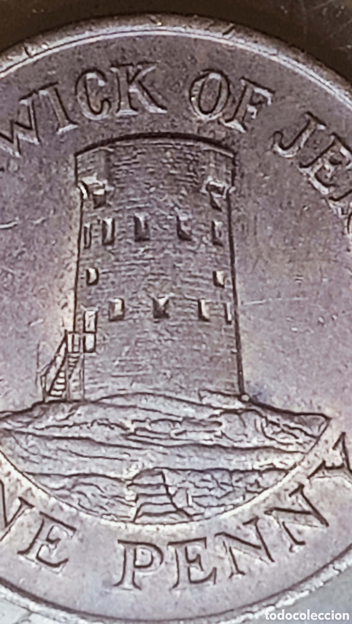 Monedas con errores: Moneda Jersey(C, Brit&aacute;nica) error de acu&ntilde;aci&oacute;n - Foto 5