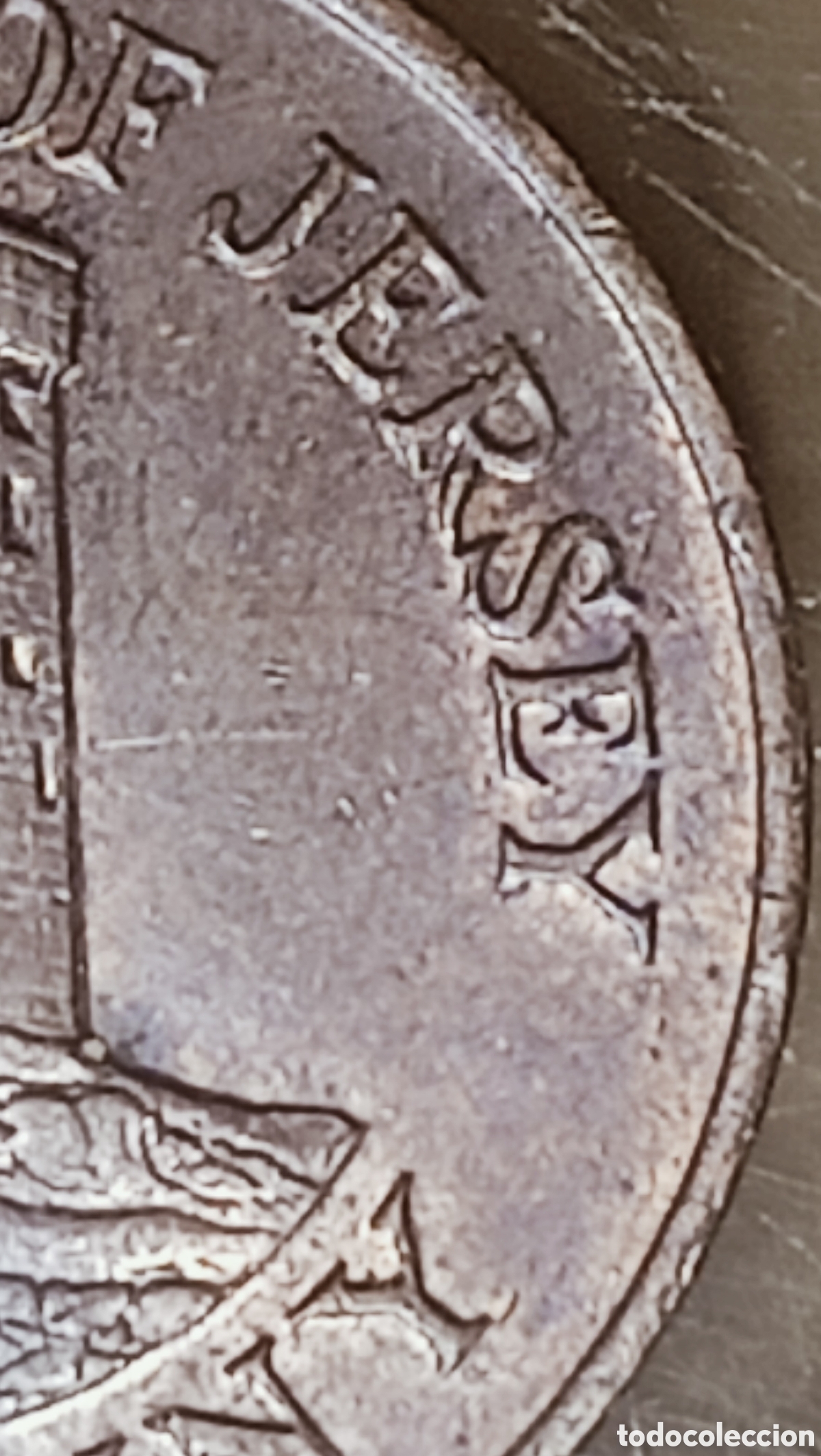 Monedas con errores: Moneda Jersey(C, Brit&aacute;nica) error de acu&ntilde;aci&oacute;n - Foto 11