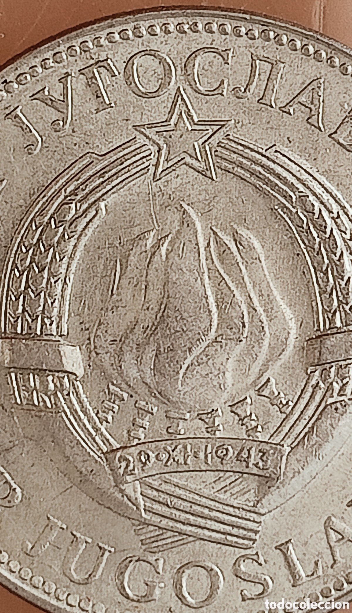 Monedas con errores: Moneda Yugoslavia(1976) Error - Foto 3