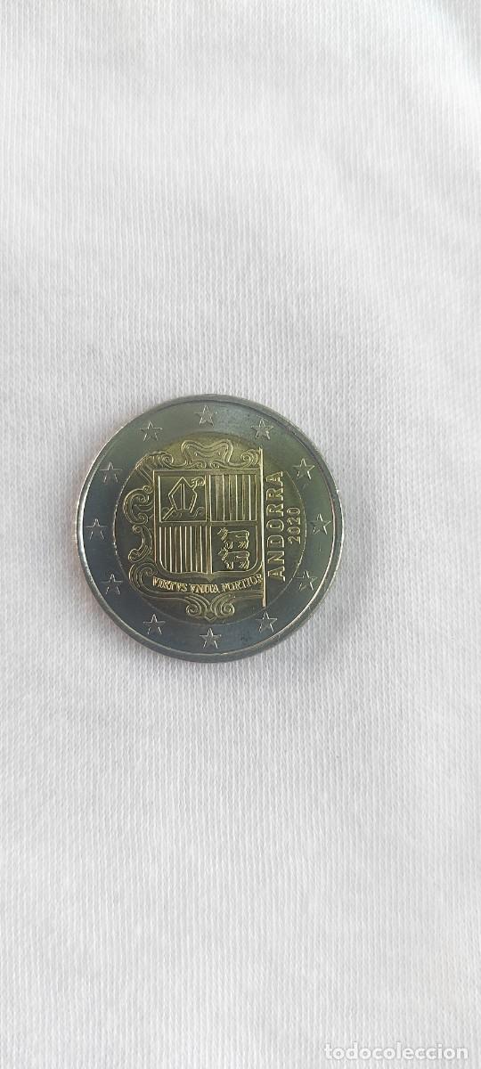 Monedas con errores: 2 unidades moneda Andorra 2 euros - Foto 1