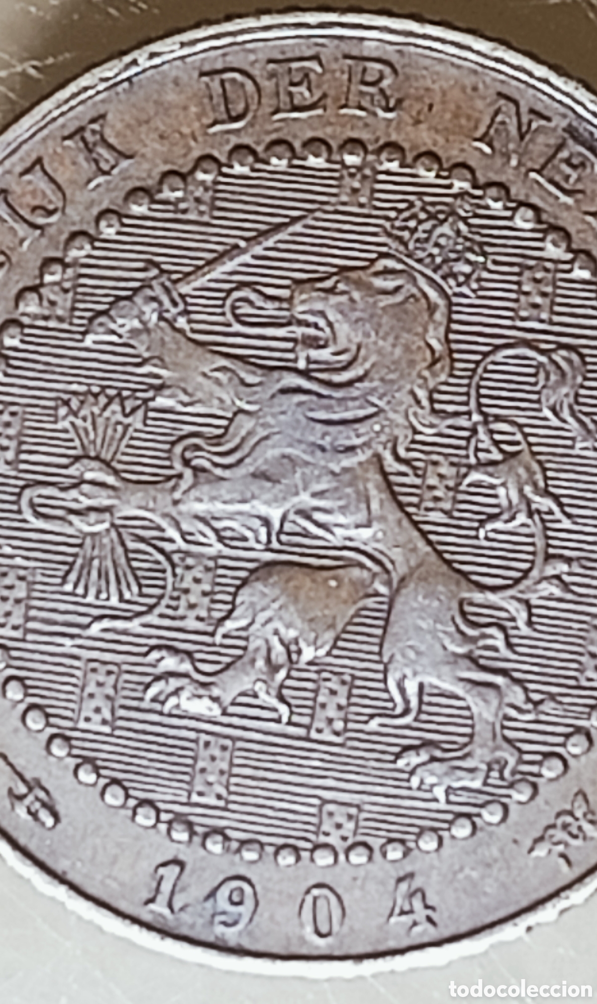 Monedas con errores: Pa&iacute;ses Bajos -1904-error de acu&ntilde;aci&oacute;n - Foto 14