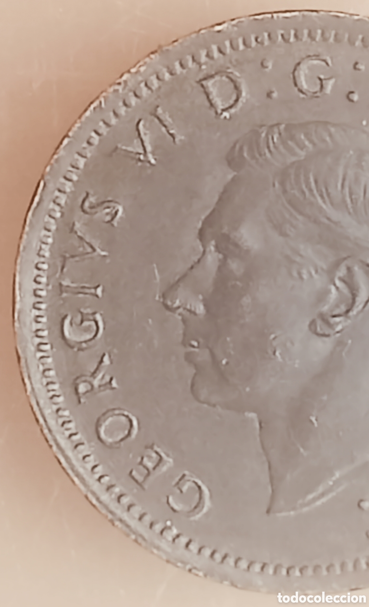 Monedas con errores: Moneda Canad&aacute;(1939) ERROR DE GIRO - Foto 3
