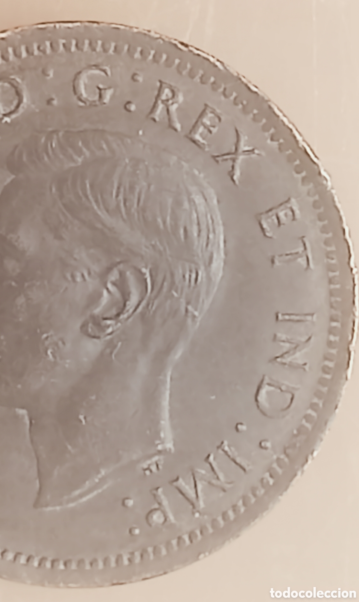 Monedas con errores: Moneda Canad&aacute;(1939) ERROR DE GIRO - Foto 4
