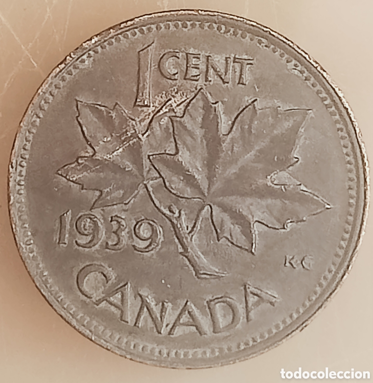 Monedas con errores: Moneda Canad&aacute;(1939) ERROR DE GIRO - Foto 6