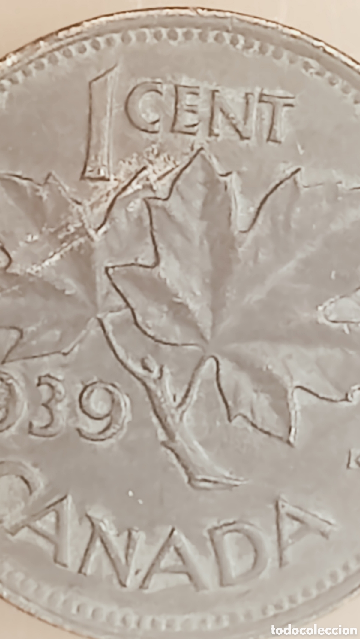 Monedas con errores: Moneda Canad&aacute;(1939) ERROR DE GIRO - Foto 7