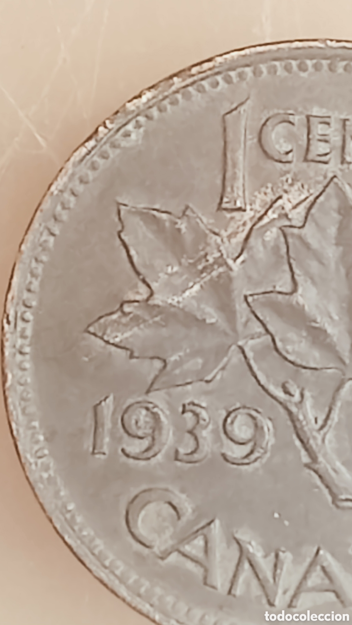 Monedas con errores: Moneda Canad&aacute;(1939) ERROR DE GIRO - Foto 8