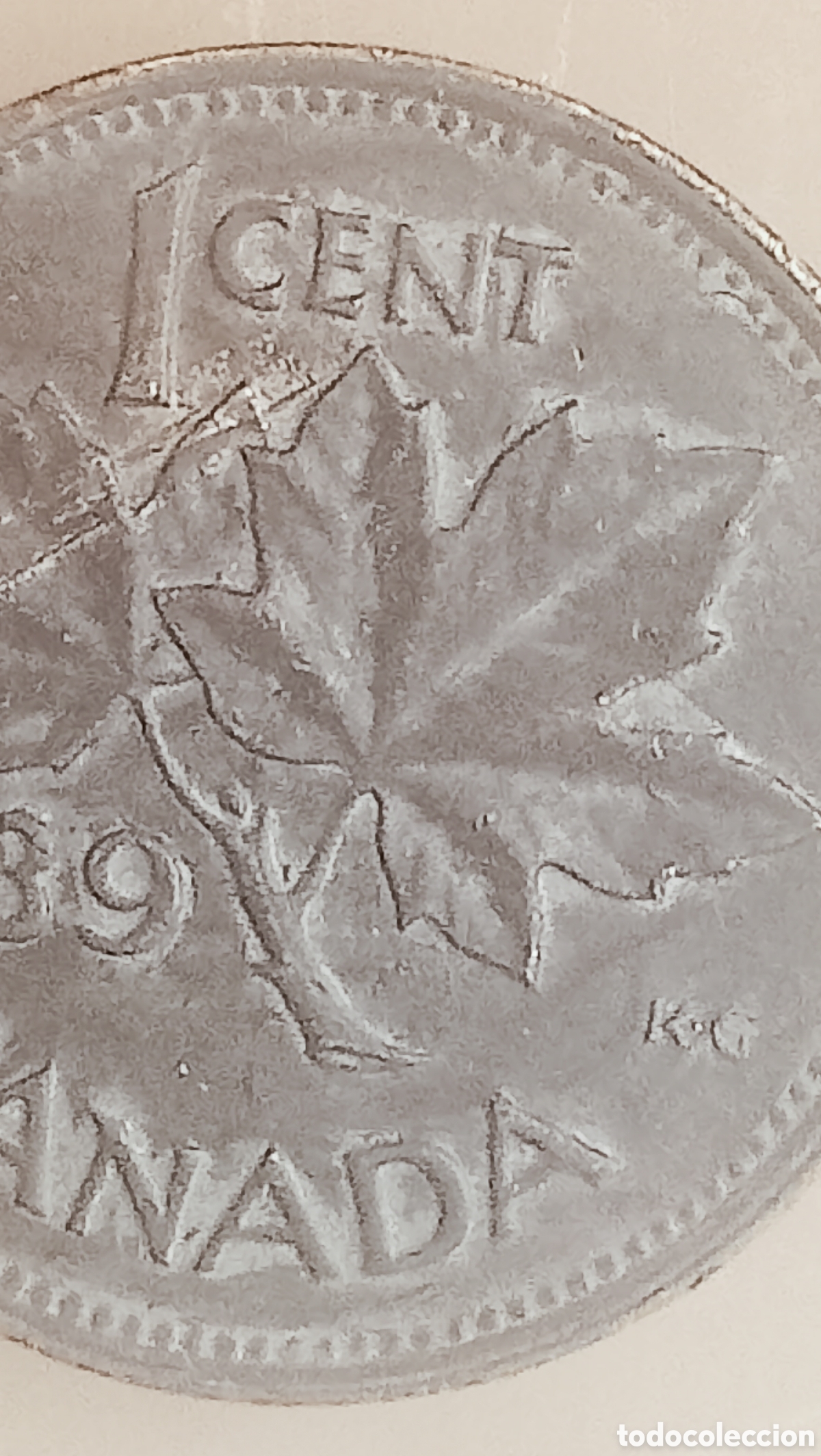 Monedas con errores: Moneda Canad&aacute;(1939) ERROR DE GIRO - Foto 13