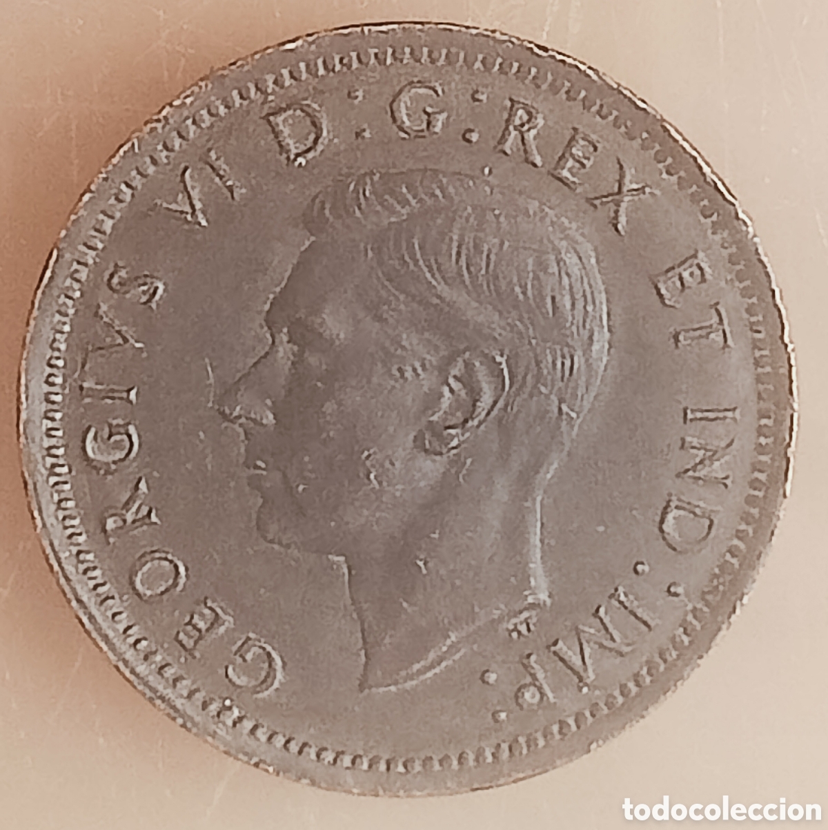 Monedas con errores: Moneda Canad&aacute;(1939) ERROR DE GIRO - Foto 1