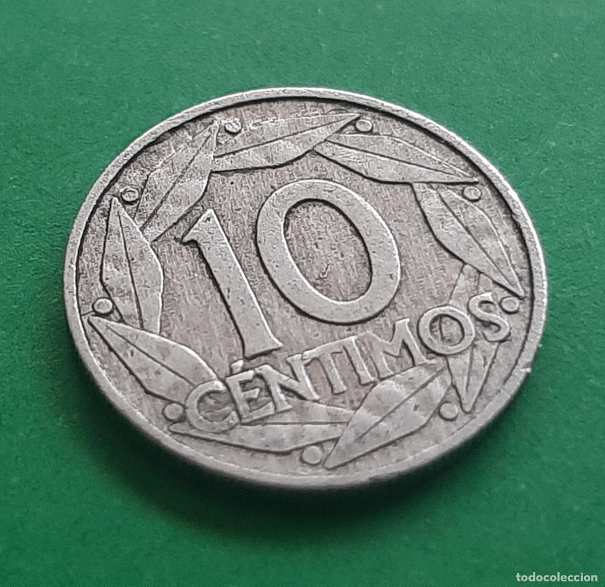 Monedas con errores: (ESPA&Ntilde;A-ERROR)(1959) 10 C&Eacute;NTIMOS DEL ESTADO ESPA&Ntilde;OL CON REPINTE - Foto 5