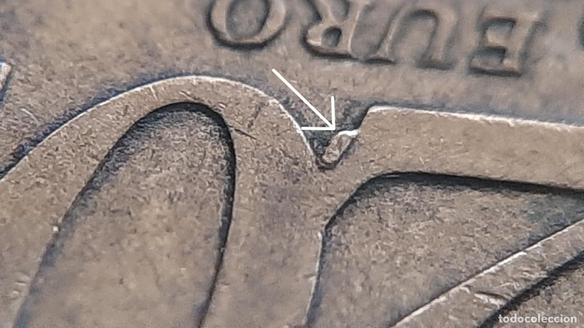 Monedas con errores: (ESPA&Ntilde;A-ERROR)(1999) 20 C&Eacute;NTIMOS DE EURO CON EXCESOS DE METAL - Foto 9