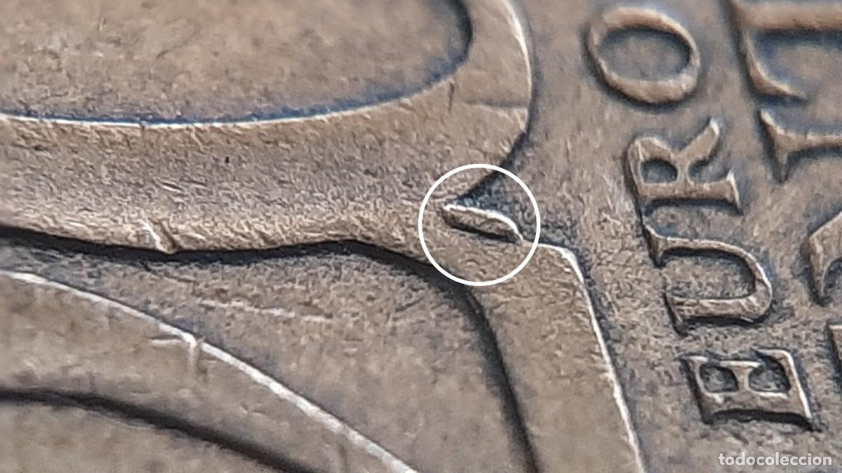 Monedas con errores: (ESPA&Ntilde;A-ERROR)(1999) 20 C&Eacute;NTIMOS DE EURO CON EXCESOS DE METAL - Foto 10