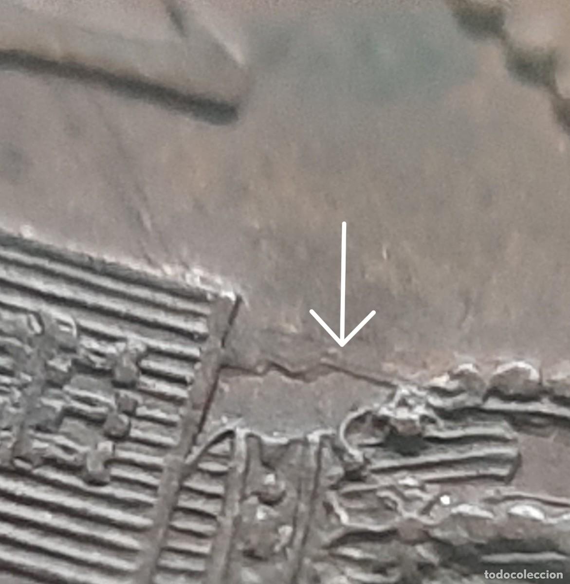 Monedas con errores: (ALFONSO XIII-ERROR)(1906*6) 1 C&Eacute;NTIMO CON REPINTE EN REVERSO - Foto 4