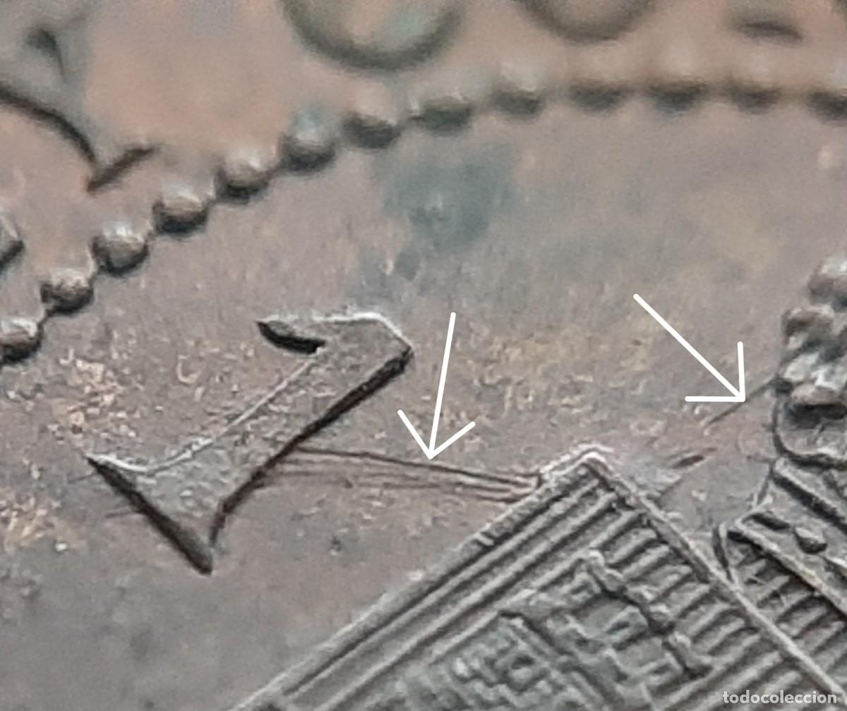 Monedas con errores: (ALFONSO XIII-ERROR)(1906*6) 1 C&Eacute;NTIMO CON REPINTE EN REVERSO - Foto 5