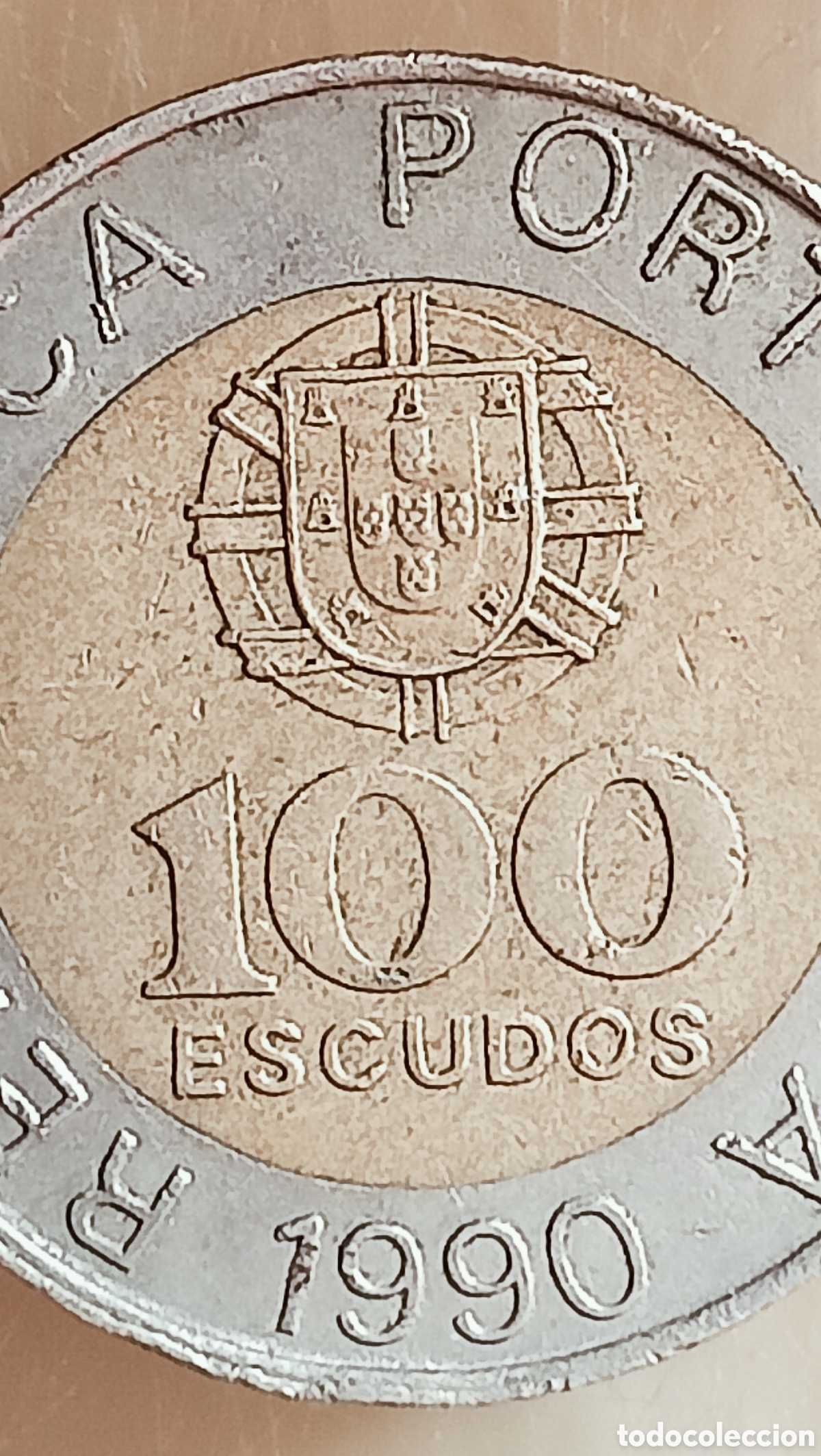 Monedas con errores: Moneda Portugal(1990) RAR&Iacute;SIMA - Foto 12