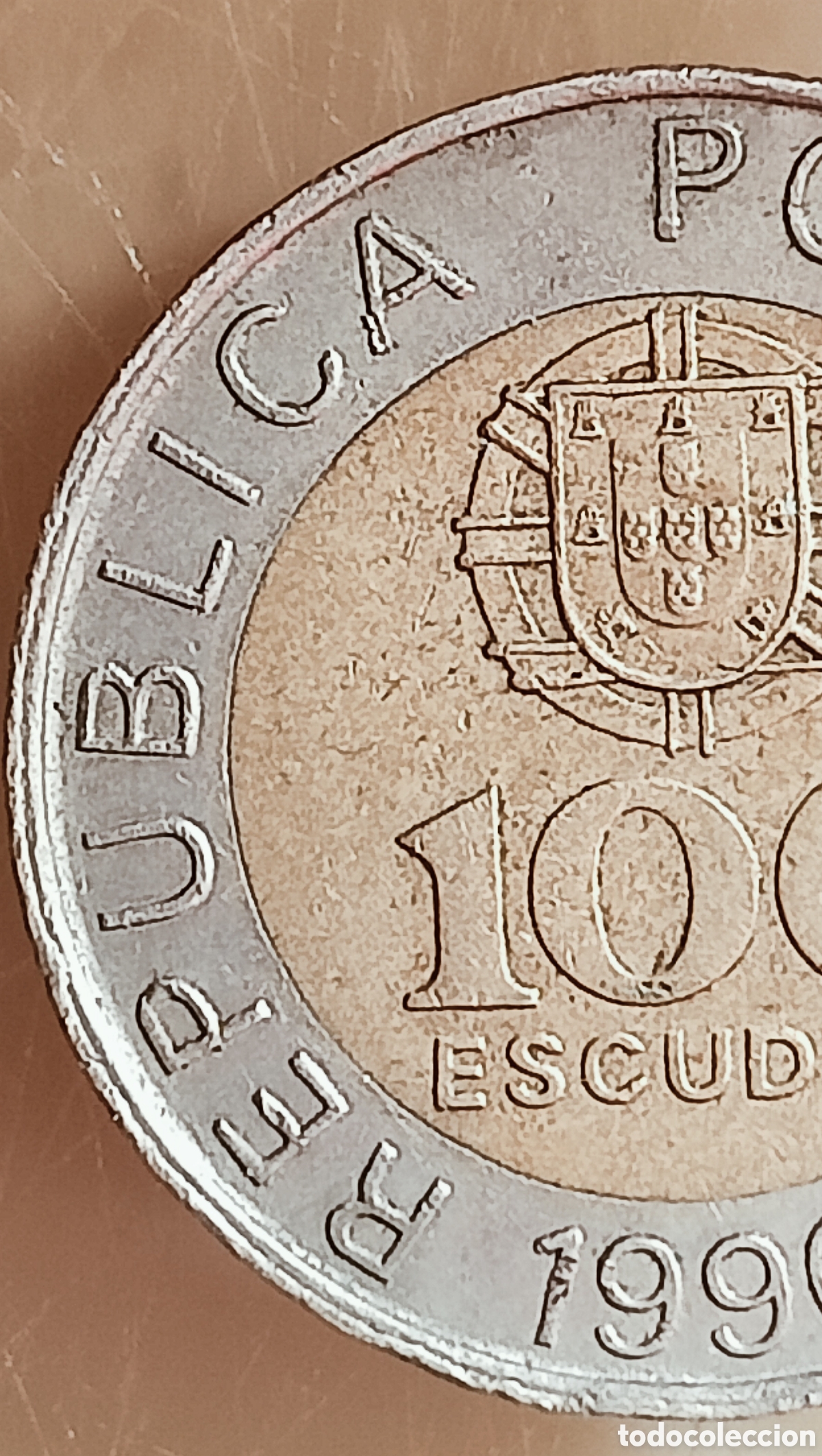Monedas con errores: Moneda Portugal(1990) RAR&Iacute;SIMA - Foto 13