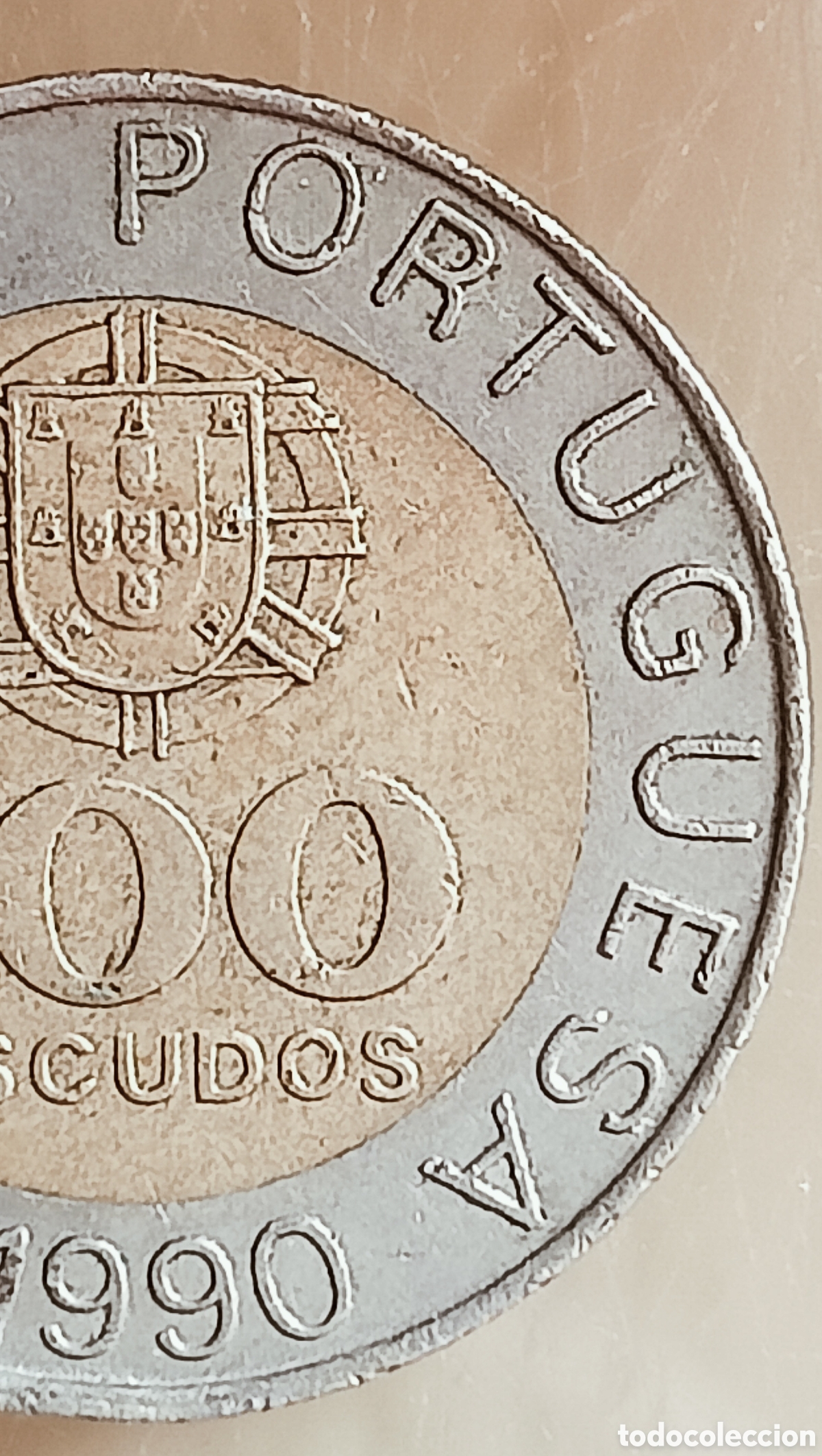 Monedas con errores: Moneda Portugal(1990) RAR&Iacute;SIMA - Foto 14