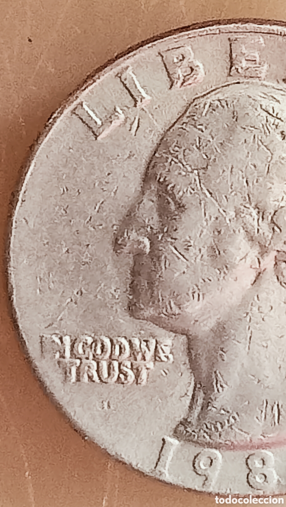 Monedas con errores: Moneda USA (1984*P) error de acu&ntilde;aci&oacute;n - Foto 4