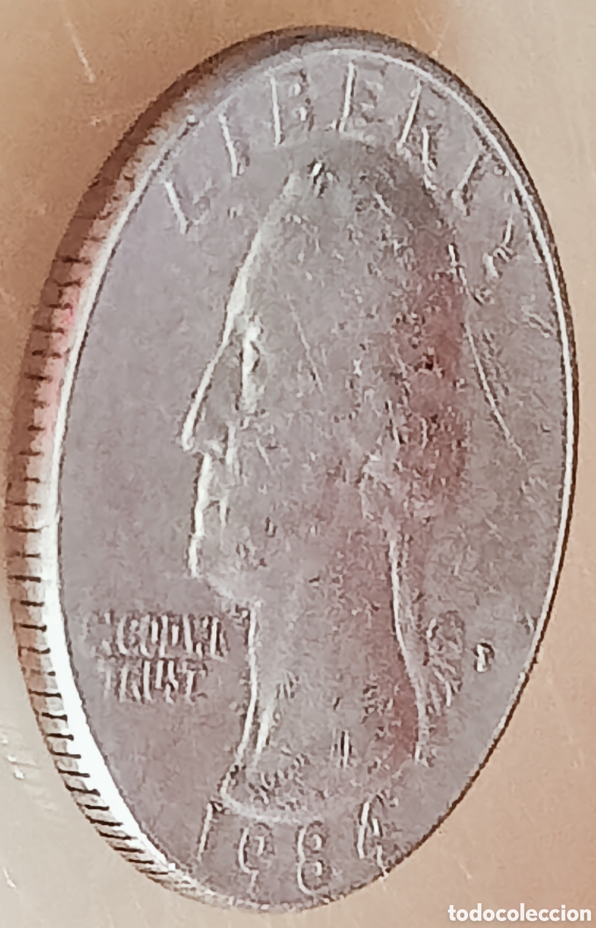 Monedas con errores: Moneda USA (1984*P) error de acu&ntilde;aci&oacute;n - Foto 19
