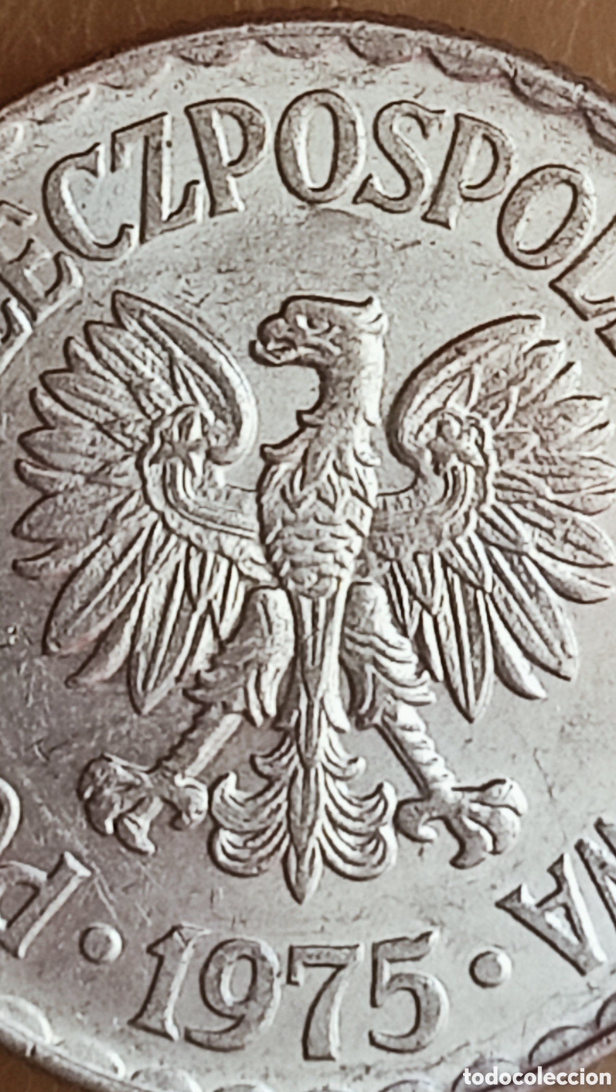 Monedas con errores: Moneda Polonia(1975) Variante - Foto 3