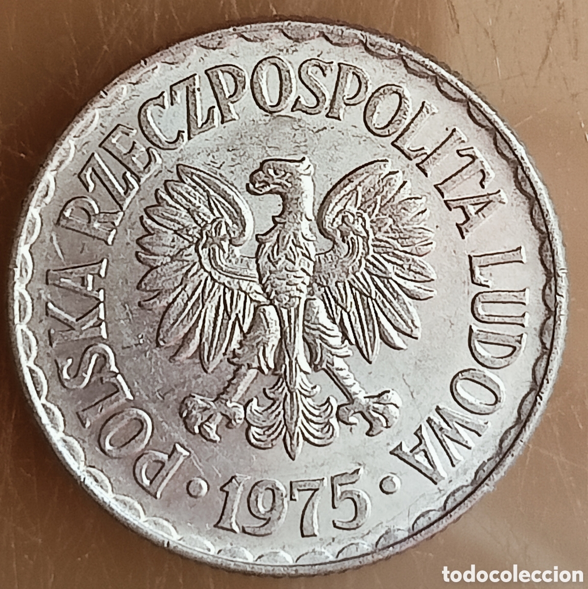 Monedas con errores: Moneda Polonia(1975) Variante - Foto 1