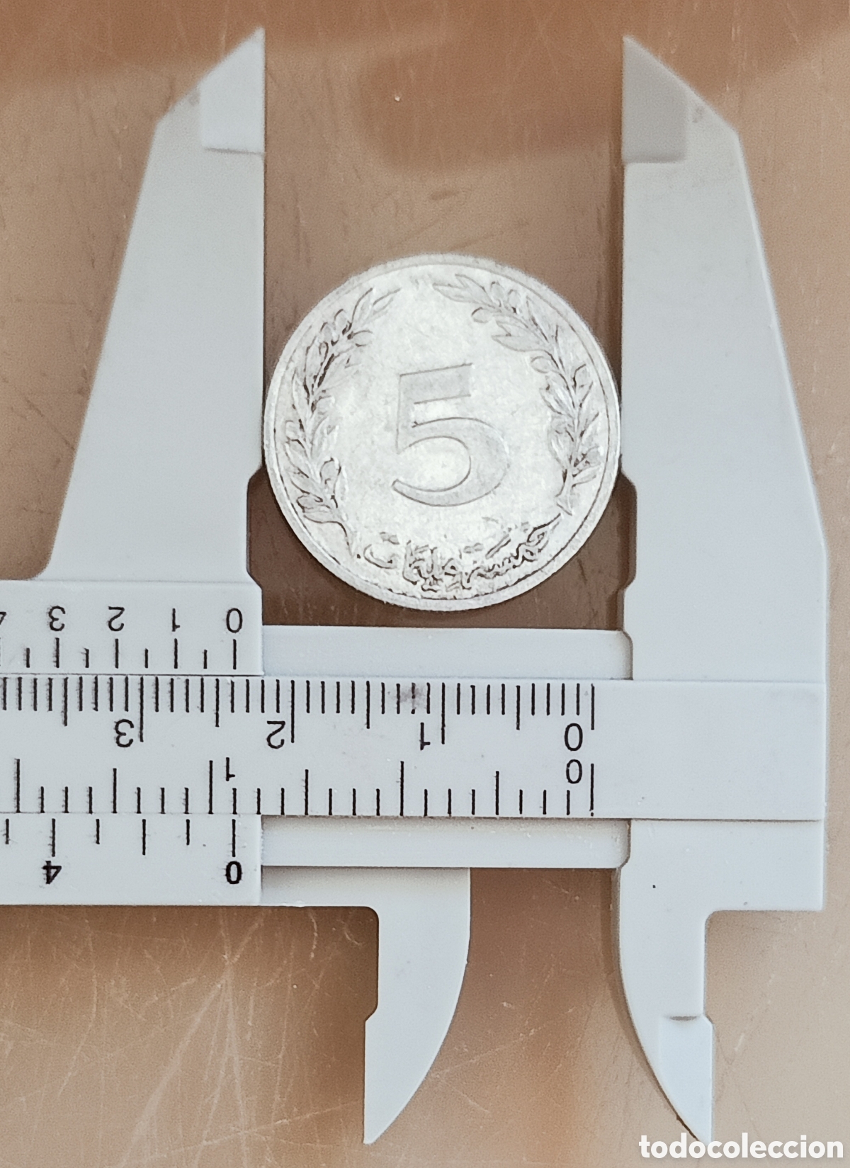 Monedas con errores: Moneda de T&uacute;nez(1960) error de cu&ntilde;o - Foto 20