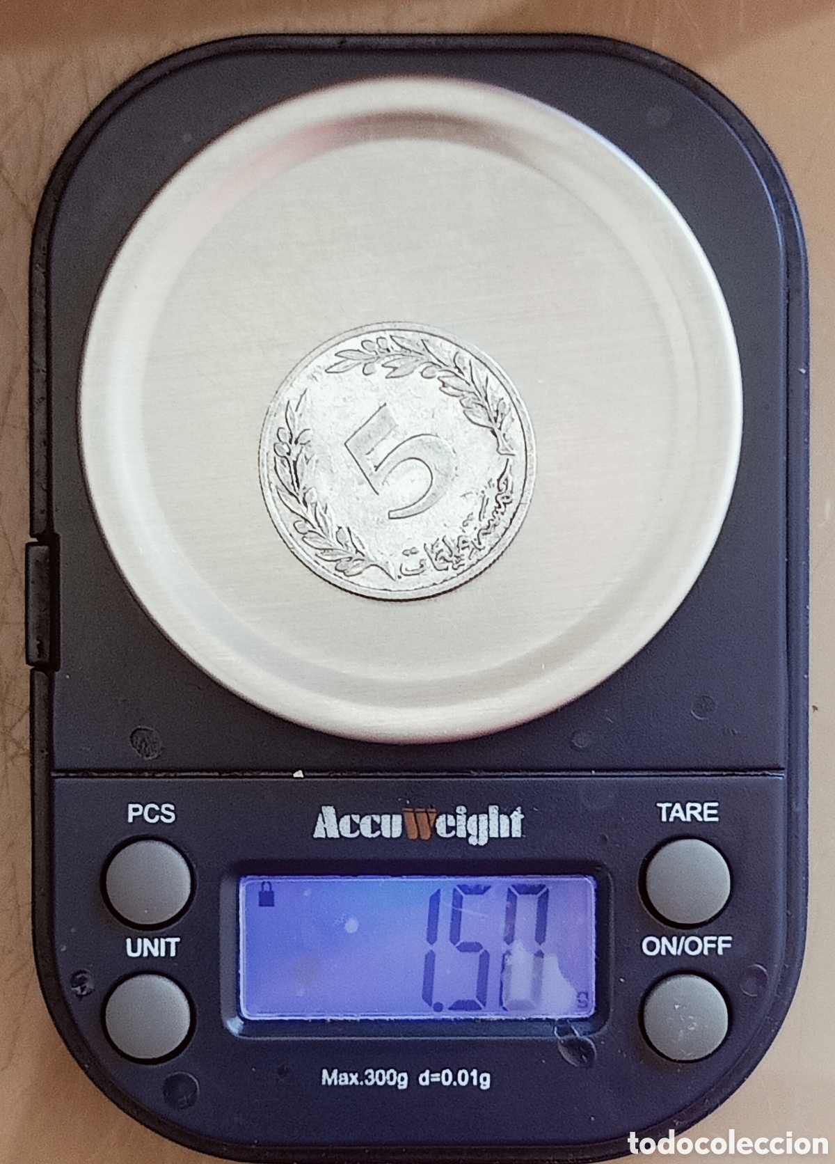 Monedas con errores: Moneda de T&uacute;nez(1960) error de cu&ntilde;o - Foto 30