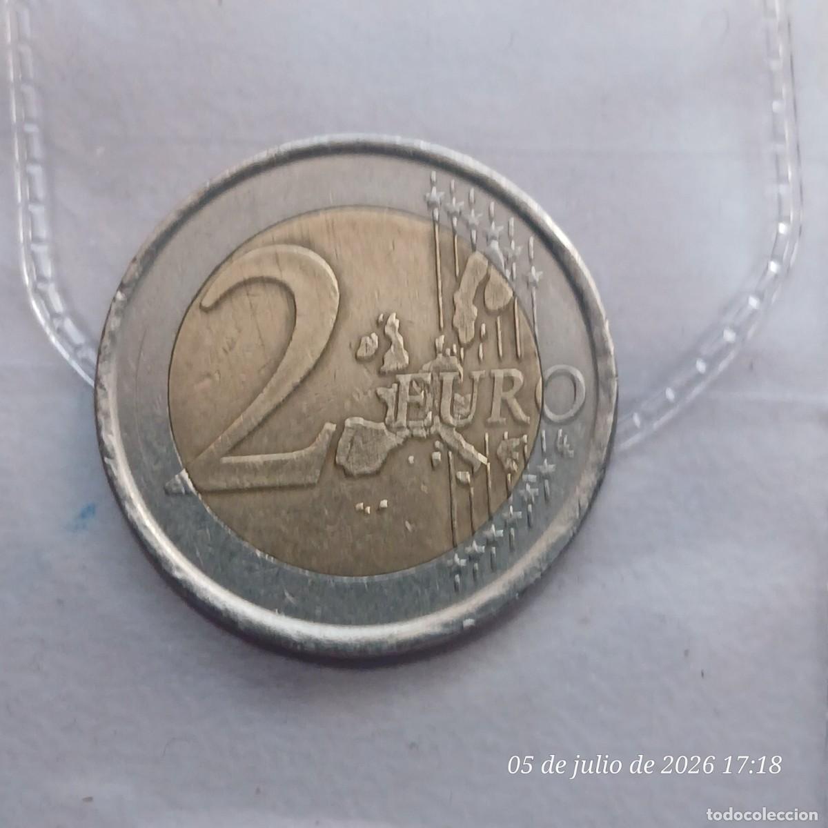 Monedas con errores: 2 &euro;. Espa&ntilde;a 1999. &rdquo; Una sonrisa real&rdquo;. ERROR de acu&ntilde;ado. - Foto 2