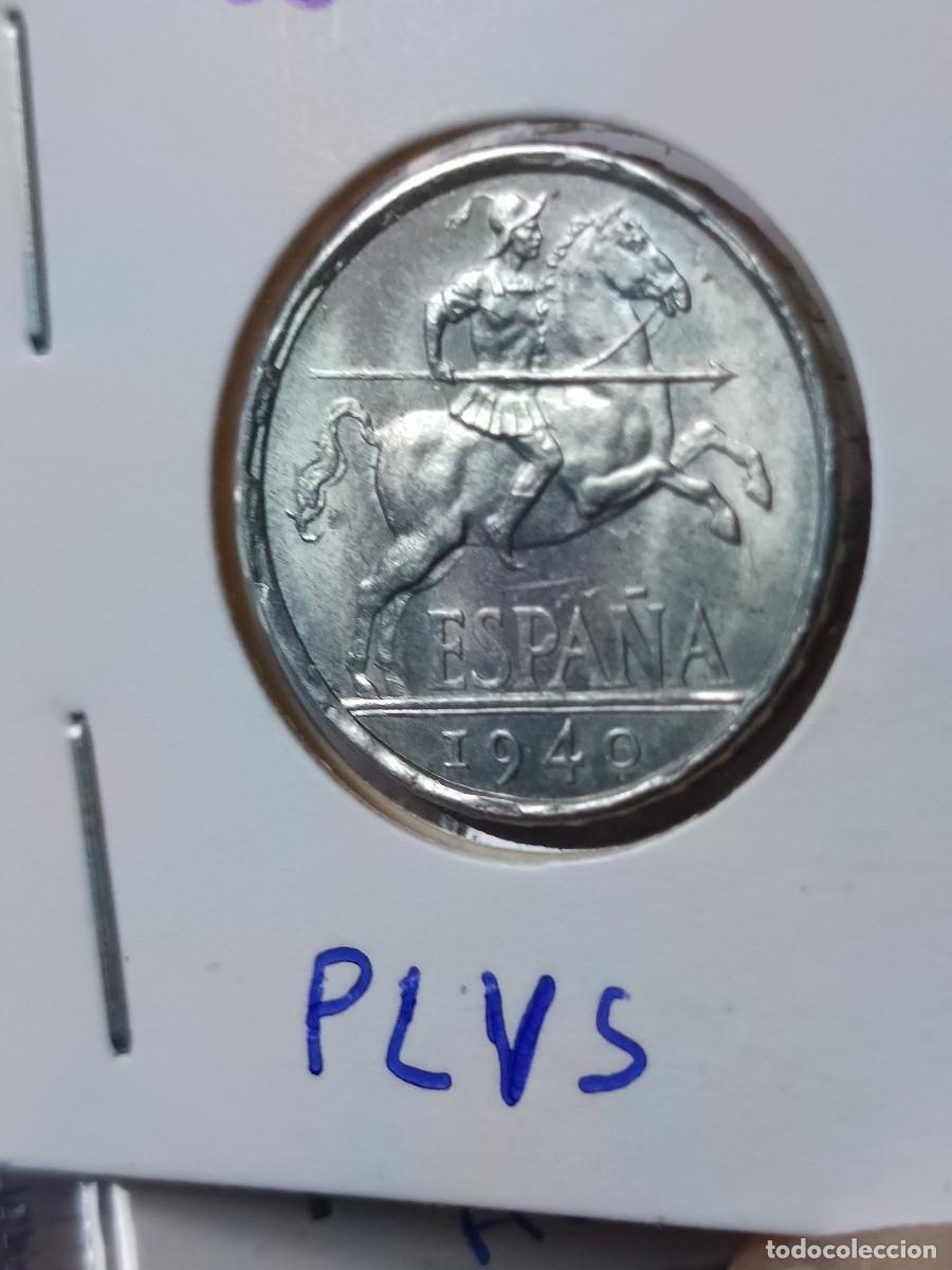 Monedas con errores: Monedas 10 c&eacute;ntimos 1940 plus con V. Sin circular - Foto 1
