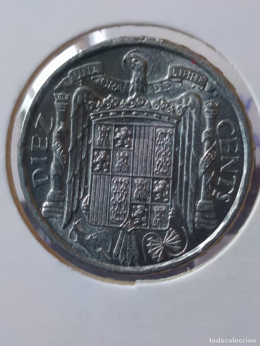 Monedas con errores: Monedas 10 c&eacute;ntimos 1940 plus con V. Sin circular - Foto 4