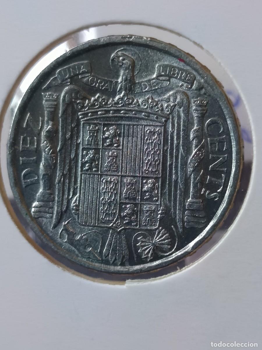 Monedas con errores: Monedas 10 c&eacute;ntimos 1940 plus con V. Sin circular - Foto 5