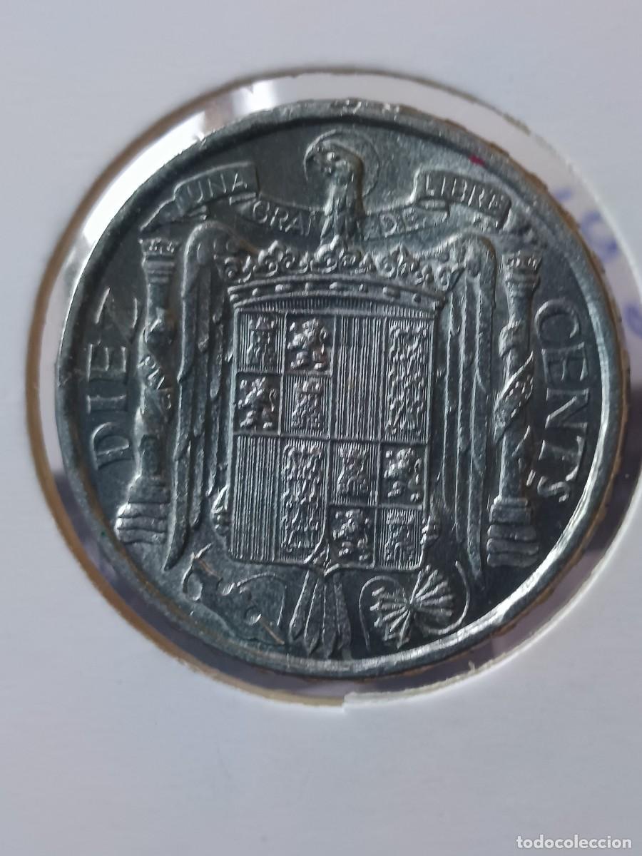 Monedas con errores: Monedas 10 c&eacute;ntimos 1940 plus con V. Sin circular - Foto 6