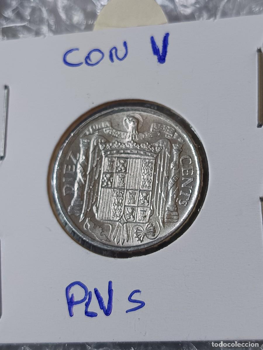 Monedas con errores: Monedas 10 c&eacute;ntimos 1941 plus con V sin circular - Foto 1