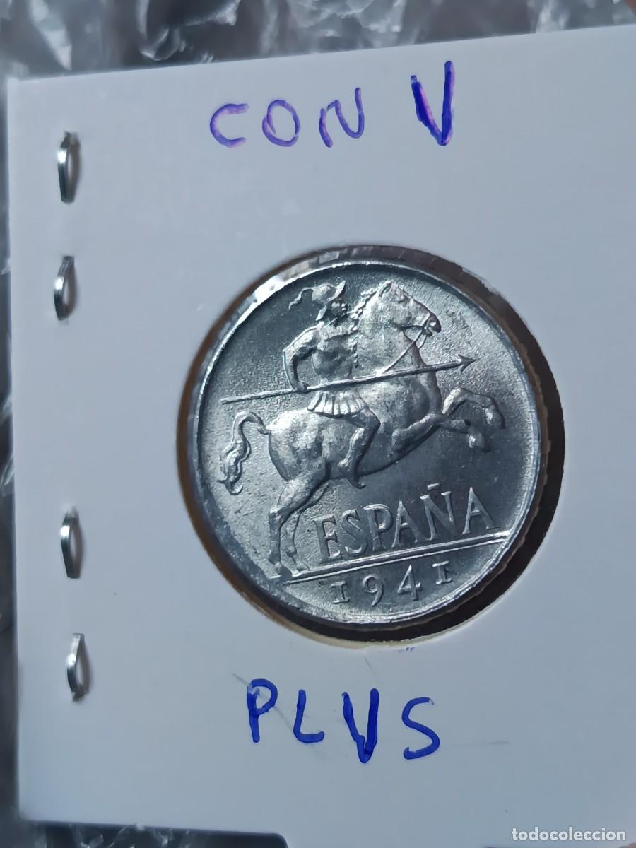 Monedas con errores: Monedas 10 c&eacute;ntimos 1941 plus con V sin circular - Foto 2