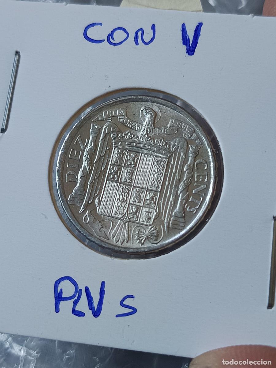 Monedas con errores: Monedas 10 c&eacute;ntimos 1941 plus con V sin circular - Foto 5