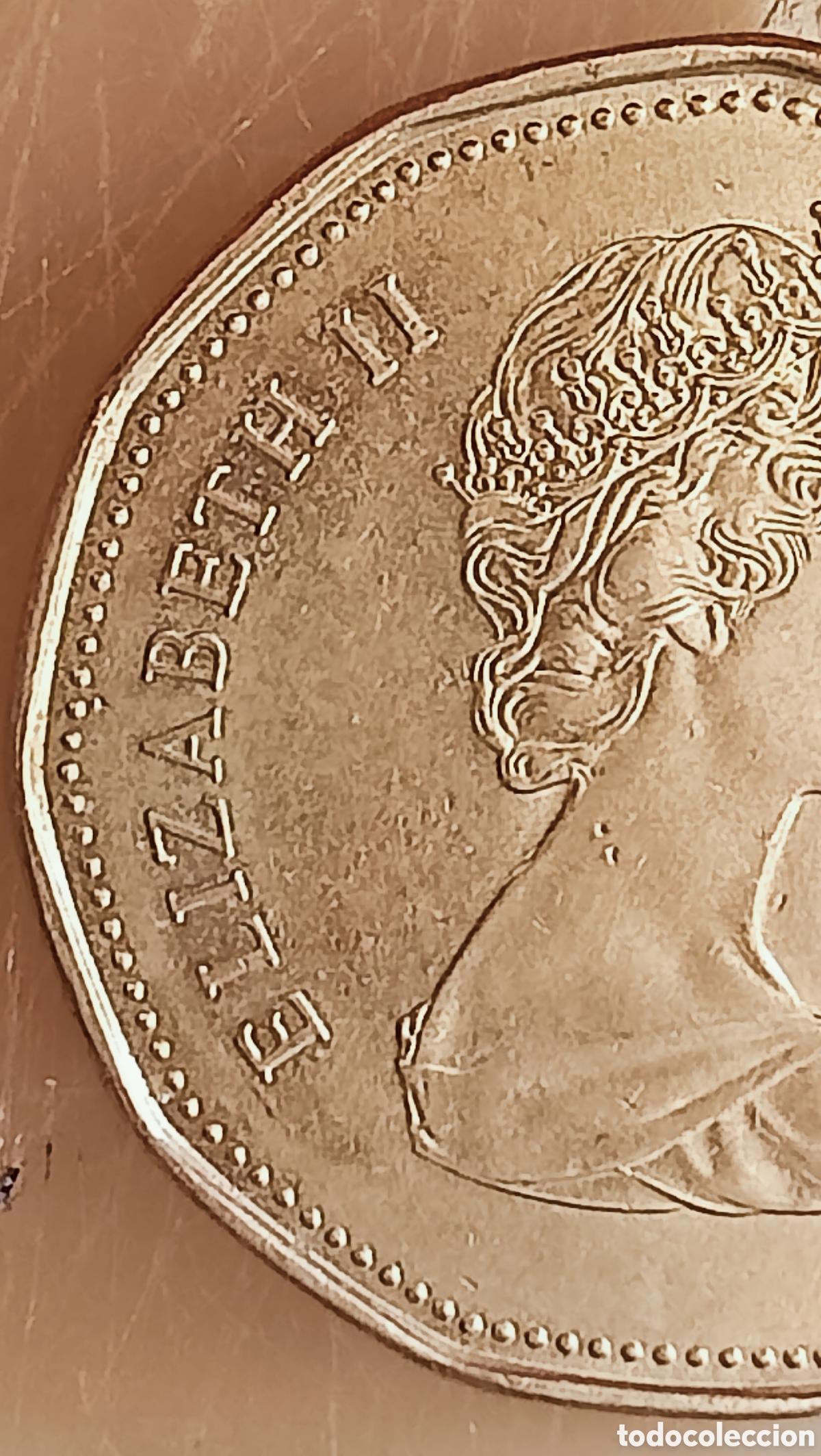 Monedas con errores: Moneda Canad&aacute;(1988) var&iacute;ante - Foto 3
