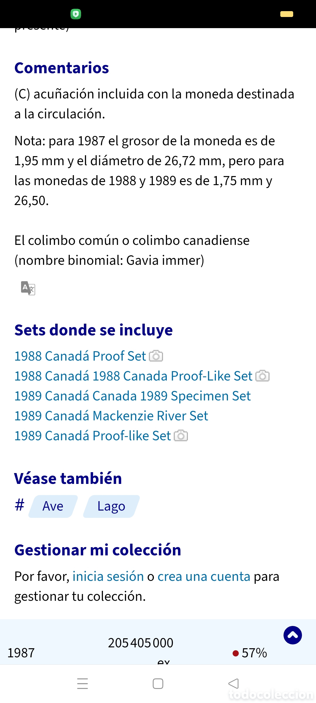 Monedas con errores: Moneda Canad&aacute;(1988) var&iacute;ante - Foto 22