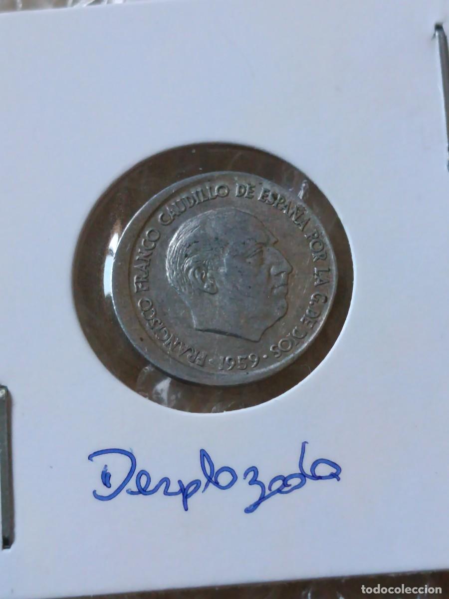 Monedas con errores: 10 c&eacute;ntimos 1959 desplazada i