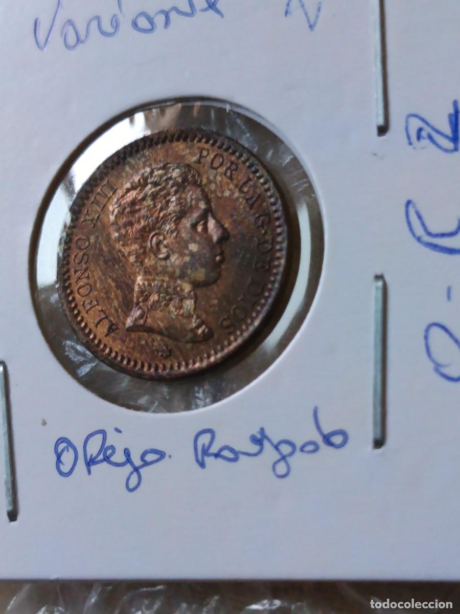 Monedas con errores: 2 cent&iacute;mos 1904 oreja rayada lote 2 - Foto 6
