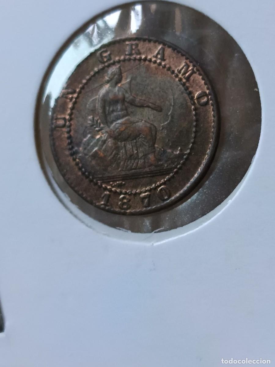 Monedas con errores: 1 c&eacute;ntimo 1870 repinte - Foto 7