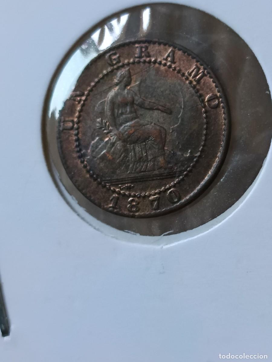 Monedas con errores: 1 c&eacute;ntimo 1870 repinte - Foto 8