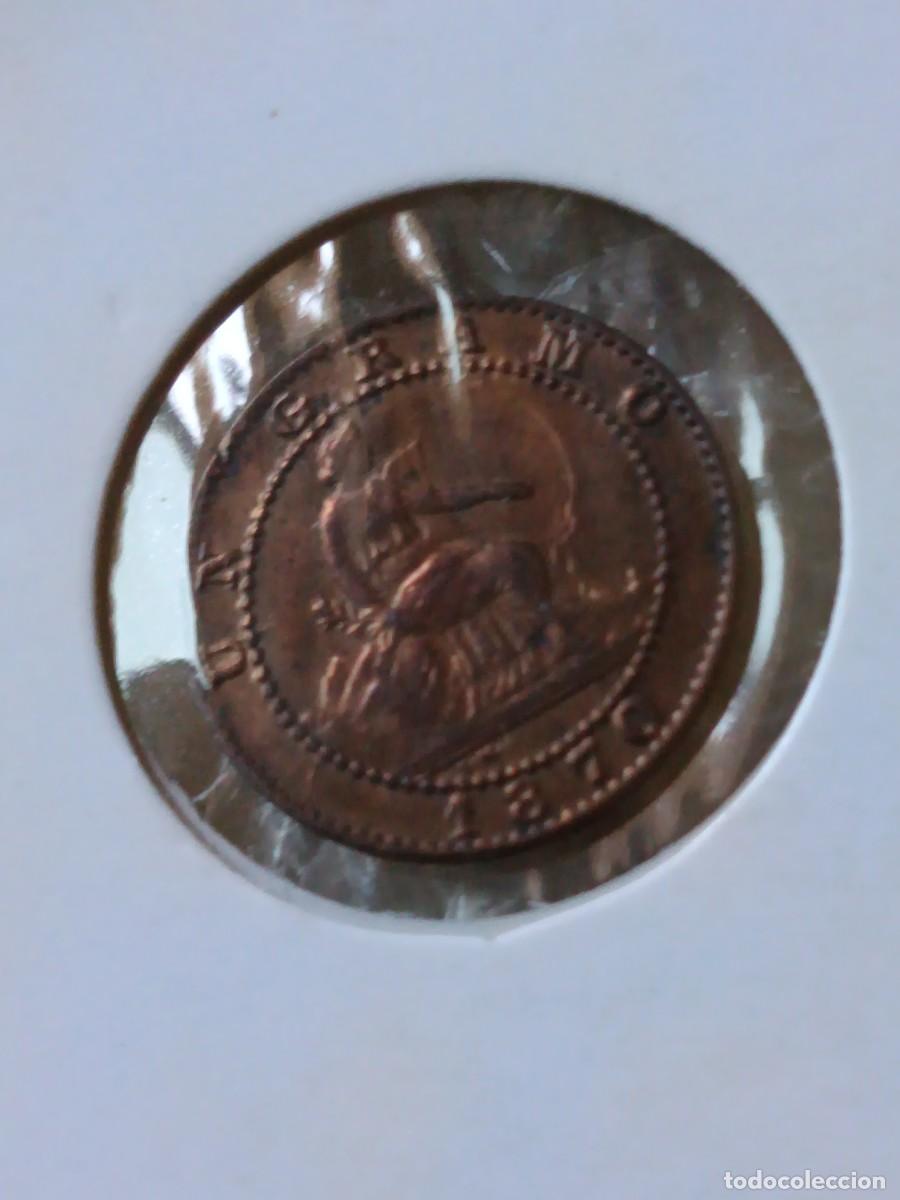 Monedas con errores: Monedas 1 c&eacute;ntimo 1870 calcada o repinte - Foto 3