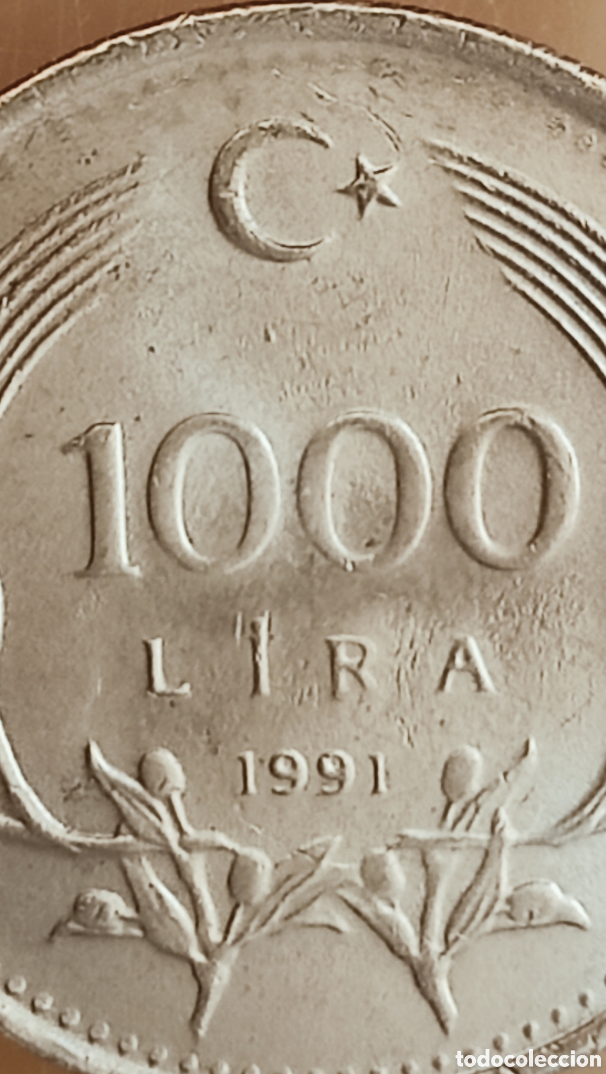 Monedas con errores: Moneda Turqu&iacute;a (1991) Error - Foto 9