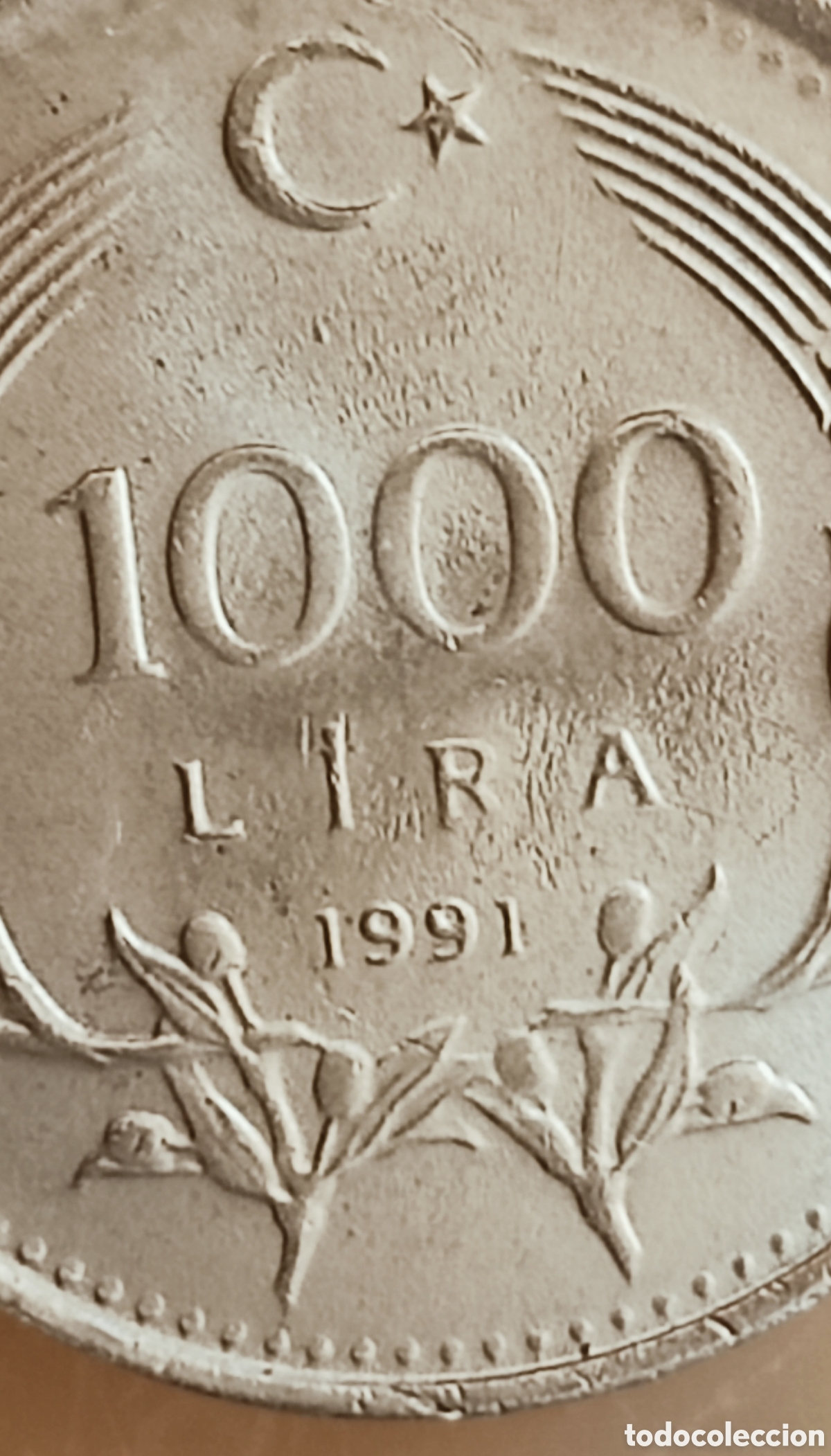 Monedas con errores: Moneda Turqu&iacute;a (1991) Error - Foto 12