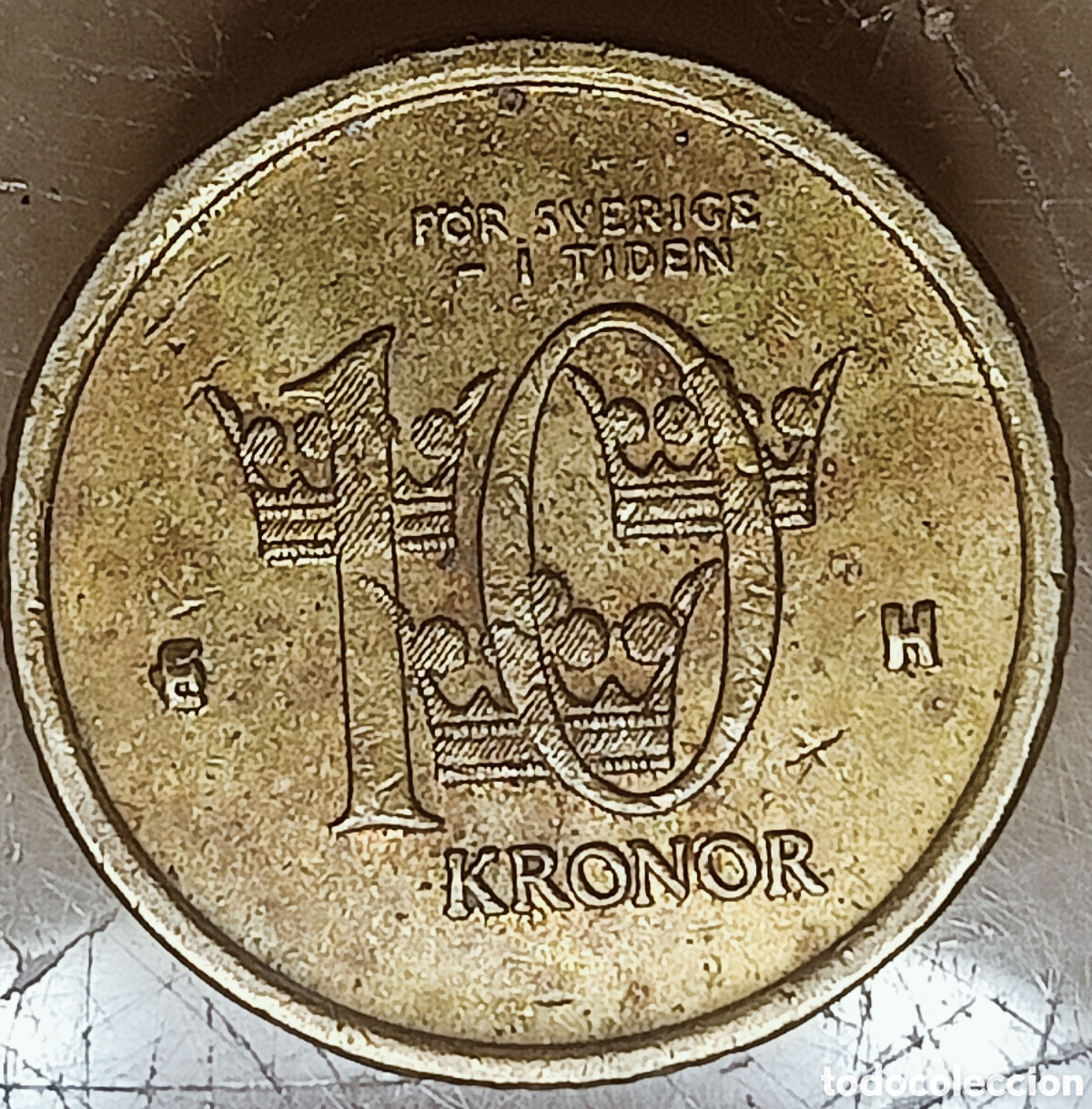 Monedas con errores: Moneda Suecia(2005) Error - Foto 2