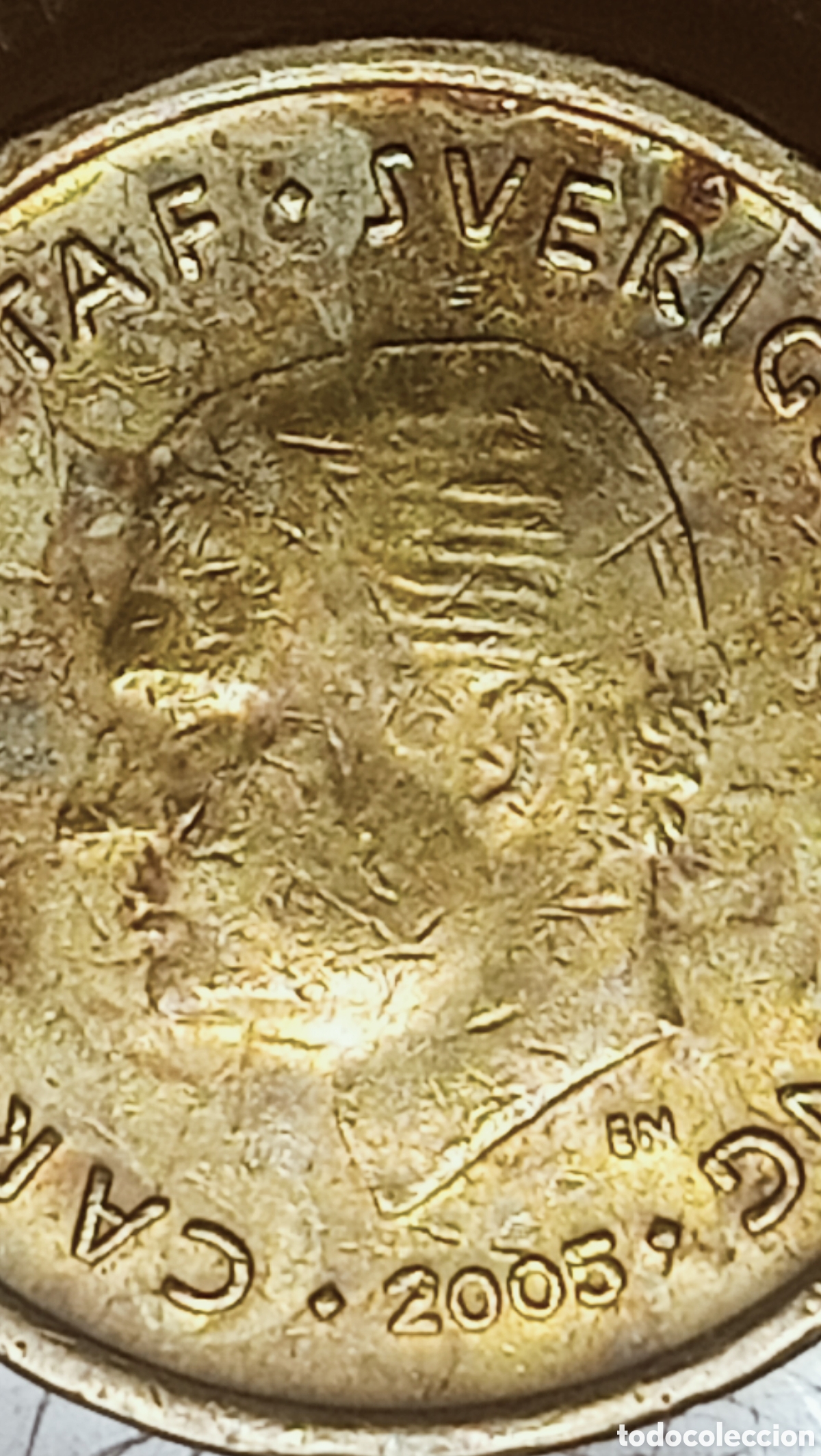 Monedas con errores: Moneda Suecia(2005) Error - Foto 3