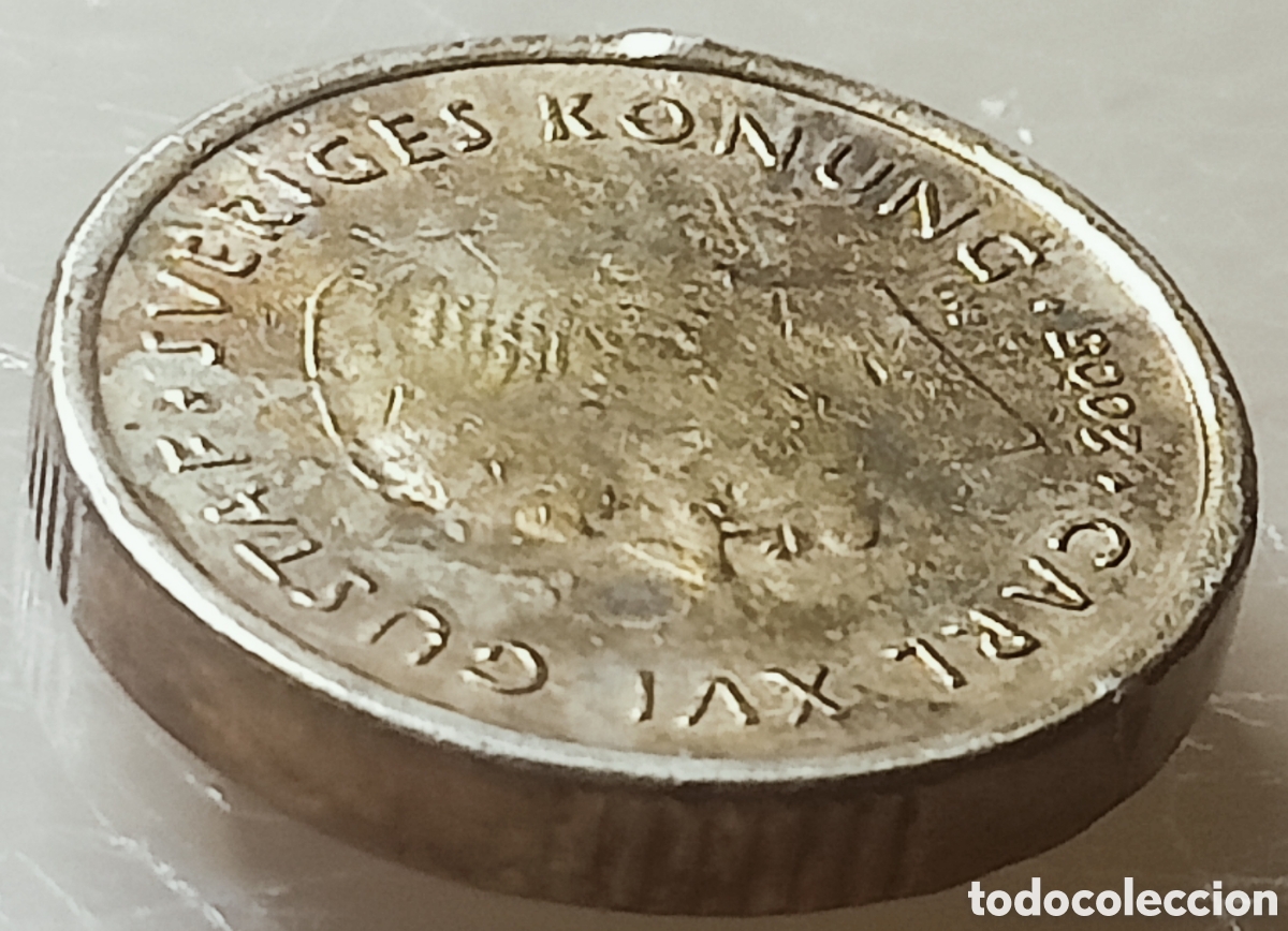 Monedas con errores: Moneda Suecia(2005) Error - Foto 24