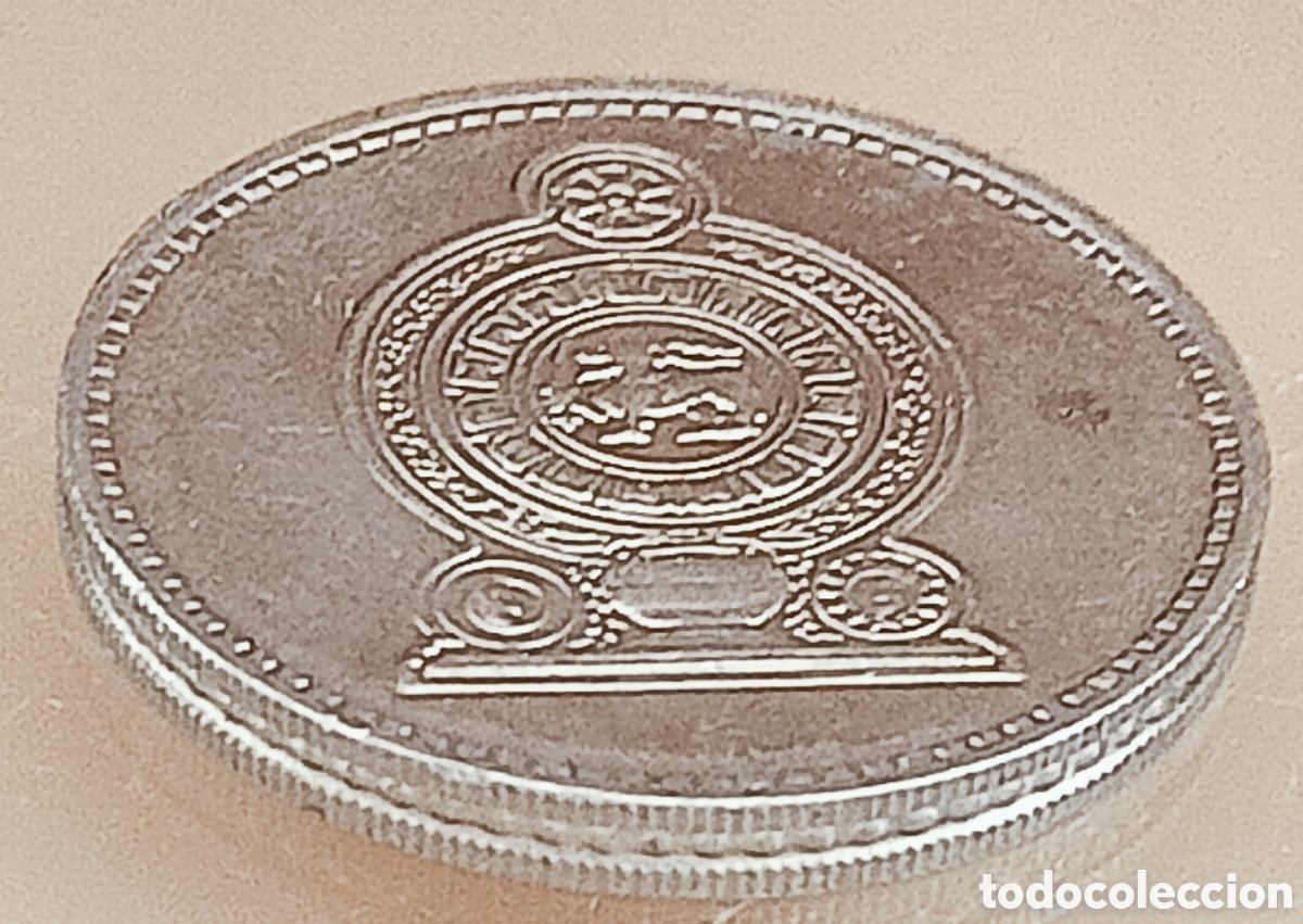 Monedas con errores: Moneda Sri Lanka(1978) var&iacute;ante - Foto 2